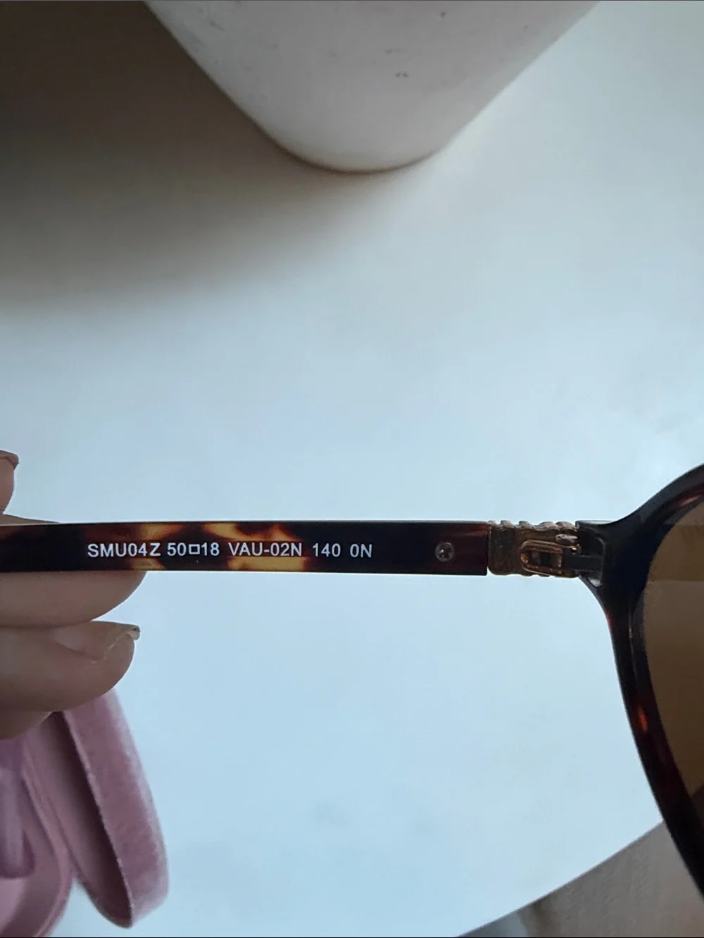 Miu miu Tortoiseshell Oval Sunglasses - Brown Lenses